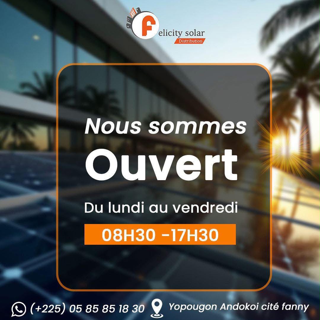 Felicity Solar Distribution — Communication visuelle