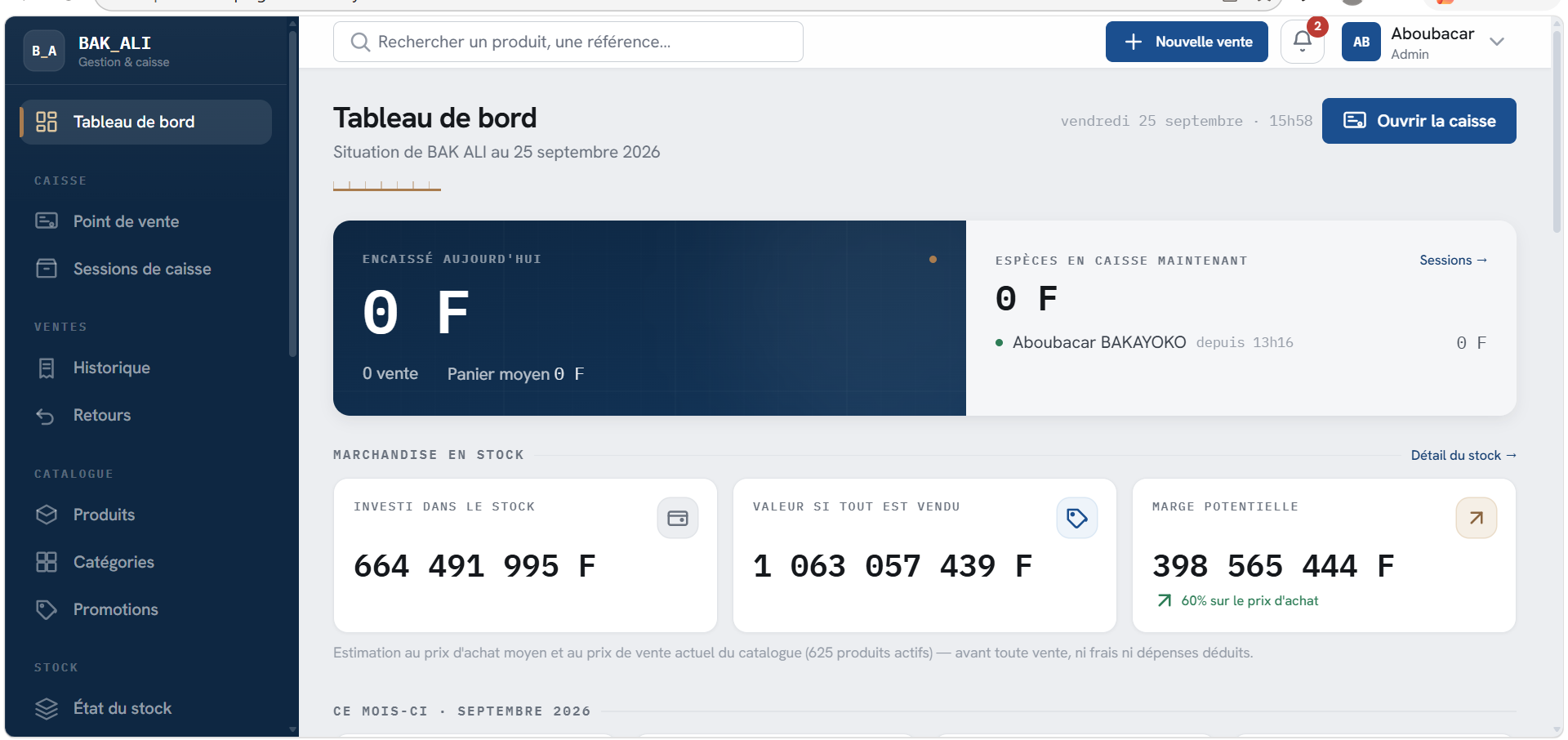 Boutique Gestion