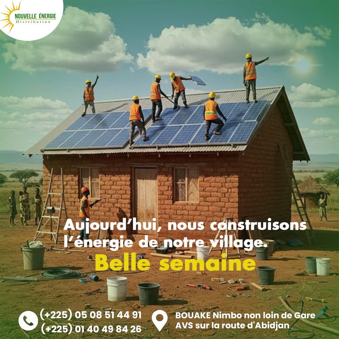 Nouvelle Énergie Distribution — Communication visuelle