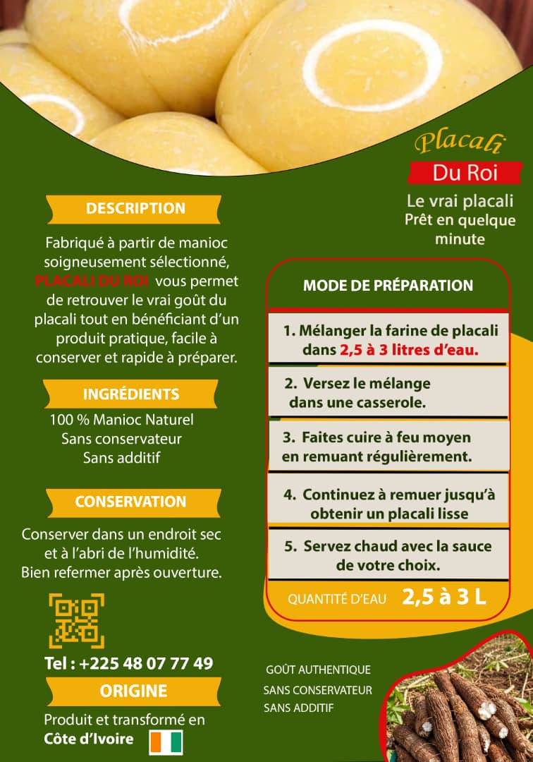 Placali Du Roi — Design d'emballage